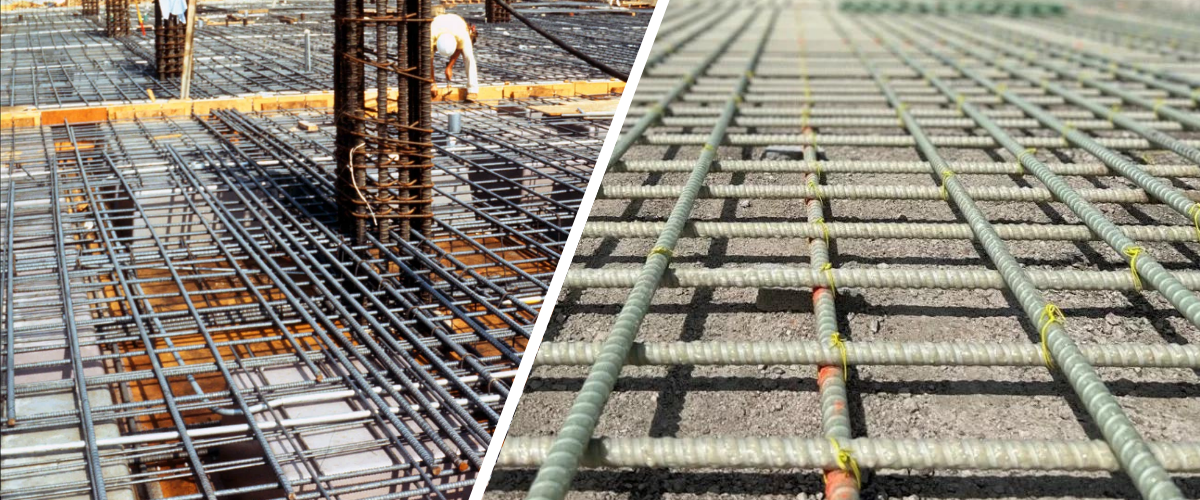 steel vs gfrp rebars