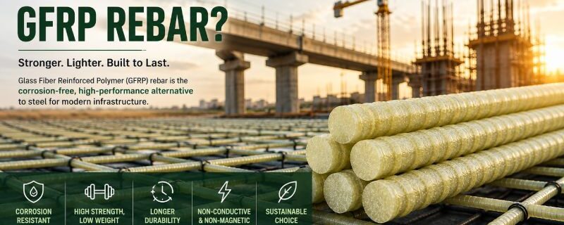 What is Glass Fiber Reinforced Polymer (GFRP) Rebar