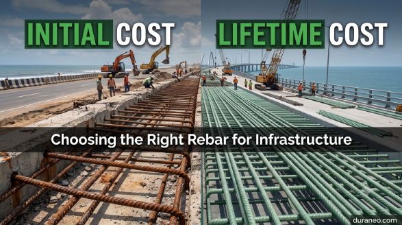 Initial Cost vs Lifetime Cost Choosing the Right Rebar for Infrastructure