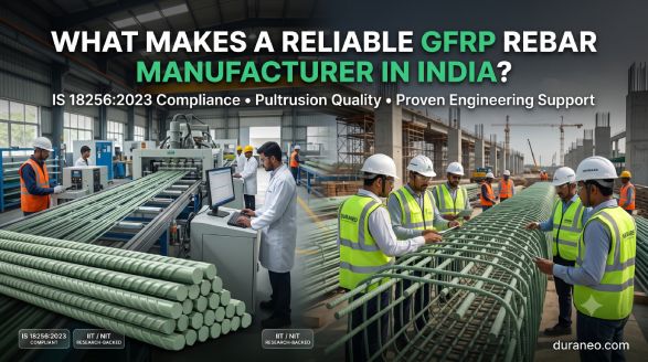 What Makes a Reliable GFRP Rebar Manufacturer in India