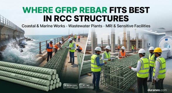 Where GFRP Rebar Fits Best in RCC Structures